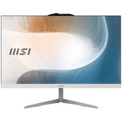 MSI Modern AM242 1M-1243IT Intel Core 3 100U 60,5 cm (23.8") 1920 x 1080 Pixel PC All-in-one 8 GB DDR5-SDRAM 256 GB SSD Windows 11 Pro Wi-Fi 6E (802.11ax) Bianco