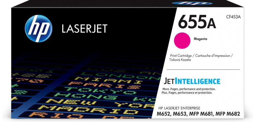HP 655A Toner LaserJet magenta authentique