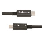 StarTech.com Câble Thunderbolt 4 de 1m - 40Gbps - 100W Power Delivery - Vidéo 4K/8K - Cordon Thunderbolt Certifié par Intel - Compatible avec USB 4/Thunderbolt 3/USB 3.2/USB Type-C/DisplayPort