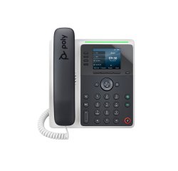 Poly Teléfono IP Edge E220 y habilitado para alimentación a través de Ethernet (PoE)