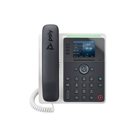 HP Poly Teléfono IP Poly Edge E220 y habilitado para alimentación a través de Ethernet (PoE)
