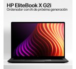 HP EliteBook X G2i 14 inch Notebook Next Gen AI PC Wolf Pro Security Edition Copilot+ PC Intel Core Ultra 5 325 Portátil 35,6 cm (14") WUXGA 16 GB LPDDR5x-SDRAM 512 GB SSD Wi-Fi 7 (802.11be) Windows 11 Pro Negro