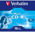 Verbatim Music CD-R 700 MB 16x 10 pz