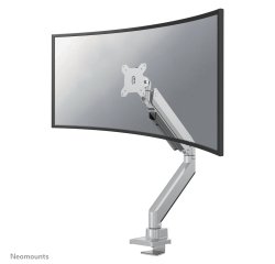Neomounts NM-D775SILVERPLUS Brazo de monitor 10-49" - resorte de gas - Topfix - Tope-a-180°
