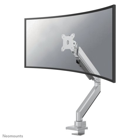 Neomounts NM-D775SILVERPLUS Brazo de monitor 10-49" - resorte de gas - Topfix - Tope-a-180°