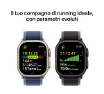 Apple Watch Ultra 3 GPS + Cellular 49mm Cassa Titanio con Trail Loop Blu/Blu Acceso - M/L