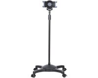 StarTech.com Support Tablette Mobile avec Roulettes Vérouillables - Hauteur Réglable - Support Tablette Universel sur Pied de 7 à 11 pouces, Porte Tablette avec Support Détachable