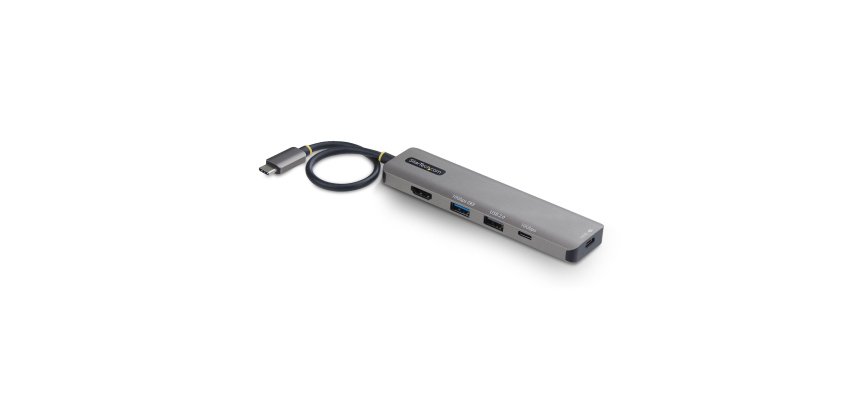 StarTech.com Mini Dock USB-C A HDMI - Adaptador Multipuertos Tipo C - PD de 140W - 4K 60Hz - Hub USB 10Gbps - Para MacBook / Dell / ThinkPad / HP