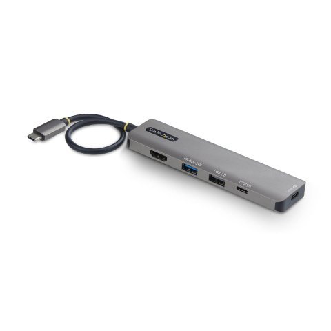 StarTech.com Mini Dock USB-C A HDMI - Adaptador Multipuertos Tipo C - PD de 140W - 4K 60Hz - Hub USB 10Gbps - Para MacBook / Dell / ThinkPad / HP
