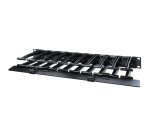 APC NetShelter Cable Management, Horizontal Cable Manager, 1U, Single Side with Cover, Black, 482.6 x 44.45 x 165.1 mm