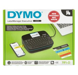 DYMO LabelManager Executive 640 CB Portable Label Printer | Compact Label Maker Machine with QWERTY Keyboard | Bluetooth & USB Connectivity | Compatible with D1 Standard & Durable Labels