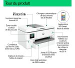 HP 9720E Imprimante multifonction 3 en 1 A3 jet d'encre couleur Wifi
