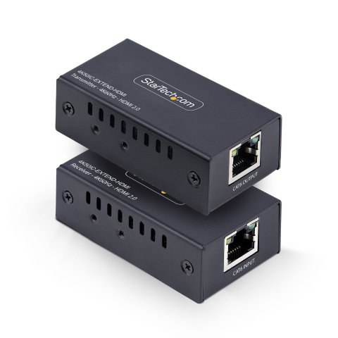 StarTech.com 4K50IC-EXTEND-HDMI extensor audio/video Transmisor y receptor de señales AV Negro