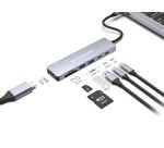 Conceptronic DONN28G Cablato USB 3.2 Gen 1 (3.1 Gen 1) Type-C Grigio