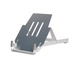 R-Go Tools Support pour ordinateur portable R-Go Riser Basic, support pour ordinateur portable pliable et réglable, aluminium