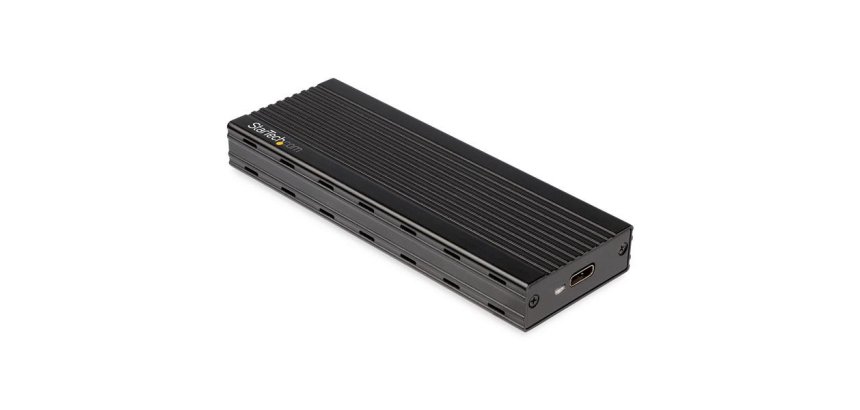 StarTech.com Boîtier USB-C 10Gbps vers M.2 NVMe SSD - Boîtier Disque Dur M.2 NGFF PCIe en Aluminium - 1 GB/s Read/Write - Taille 2230, 2242, 2260, 2280 - Compatible TB3 - Mac & PC