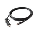 Equip 2 in 1 USB-C to C + HDMI Cable, 2.0m, PD100W, 4K/60Hz, 20Gbps