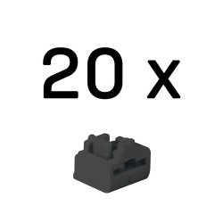 Lindy Bloqueurs de port RJ-45, 20pcs, Noir