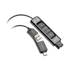 Poly DA85 USB to QD Black Adapter TAA