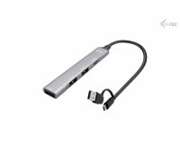 i-tec USB-C/USB-A Metal HUB 1x USB 3.0 + 3x USB 2.0