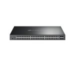 TP-Link Omada SG3452XP commutateur réseau Géré L2+ Gigabit Ethernet (10/100/1000) Connexion Ethernet, supportant l'alimentation via ce port (PoE) 1U Noir