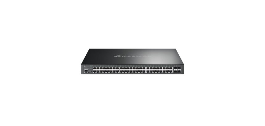 TP-Link Omada SG3452XP commutateur réseau Géré L2+ Gigabit Ethernet (10/100/1000) Connexion Ethernet, supportant l'alimentation via ce port (PoE) 1U Noir