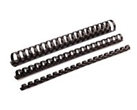Reliure plast.28mm noir b/50