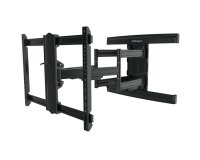 StarTech.com Support Mural TV pour Écrans VESA jusqu'à 100" - Support Mural TV à Profil Bas et à Mouvement Complet pour Grands Écrans - Support Articulé Réglable en Inclinaison et en Pivotement, Très Résistant