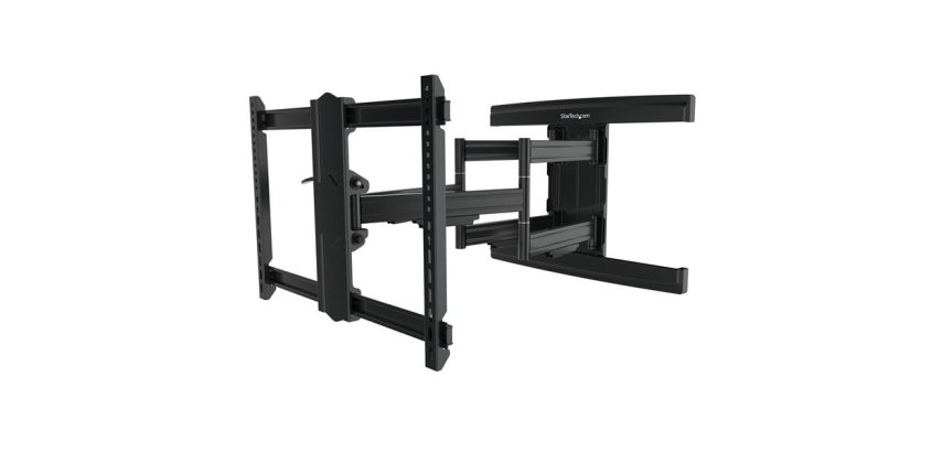 StarTech.com TV Wall Mount supports up to 100 inch VESA Displays - Low Profile Full Motion TV Wall Mount for Large Displays - Heavy Duty Adjustable Tilt/Swivel Articulating Arm Bracket