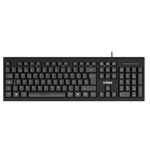 Nilox teclado NXKME0011 Español + Ratón incluido USB Negro