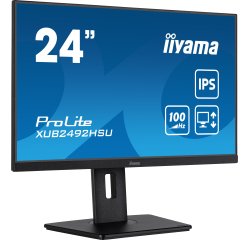iiyama XUB2492HSU-B6 écran plat de PC 60,5 cm (23.8") 1920 x 1080 pixels Full HD LED Noir