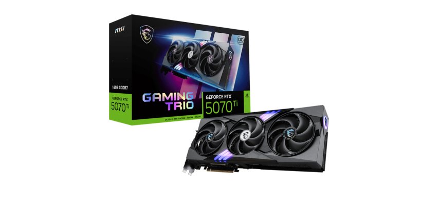 MSI GAMING GeForce RTX 5070 Ti 16G TRIO OC NVIDIA 16 GB GDDR7