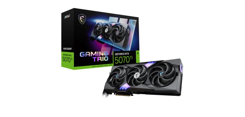 MSI GAMING GeForce RTX 5070 Ti 16G TRIO OC NVIDIA 16 GB GDDR7