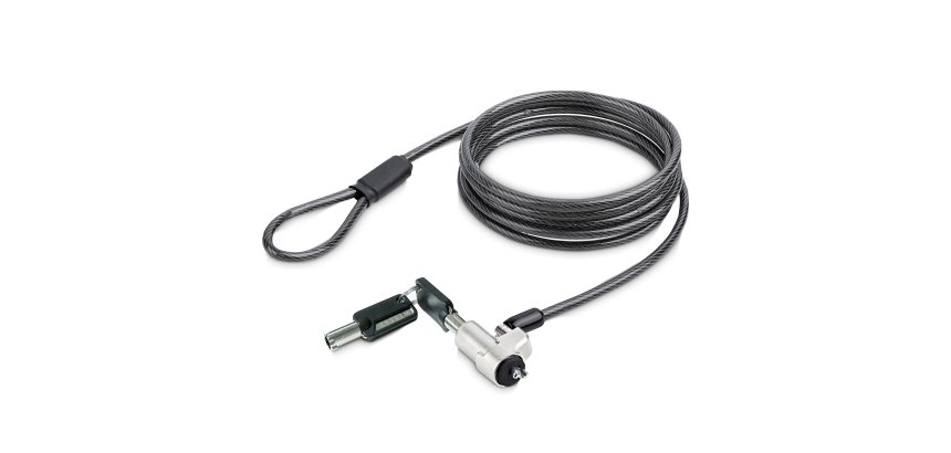 StarTech.com Câble Antivol PC Compatible avec Noble Wedge® de 2m - Câble de Sécurité avec Verrou à Clé, Câble Antivol pour Ordinateur Portable Dell XPS/Latitude/2-in-1 - Câble de Verrouillage