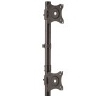 StarTech.com Support de Bureau pour Moniteur Double, Vertical, Acier - Pour jusqu'à Deux Écrans 27" ou 34" Ultra-Large (10kg) Montage VESA