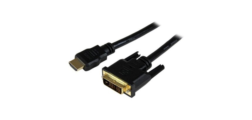 StarTech.com Cavo adattatore HDMI a DVI-D da 150 cm - Cavo connettore presa HDMI a presa DVI Maschio/Maschio