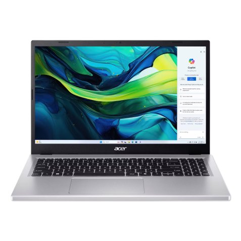 Acer Aspire Go 15 AG15-71P-546C Intel® Core™ i5 i5-13420H Computer portatile 39,6 cm (15.6") Full HD 16 GB DDR5-SDRAM 1 TB SSD Wi-Fi 6 (802.11ax) Windows 11 Pro Italiano Argento