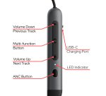 Verbatim TruSound ANC Neckband Earbuds Black