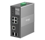 TP-Link IES206GPP commutateur réseau Géré Gigabit Ethernet (10/100/1000) Connexion Ethernet, supportant l'alimentation via ce port (PoE) Noir