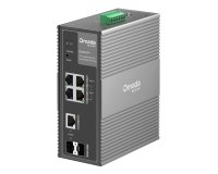 TP-Link IES206GPP commutateur réseau Géré Gigabit Ethernet (10/100/1000) Connexion Ethernet, supportant l'alimentation via ce port (PoE) Noir