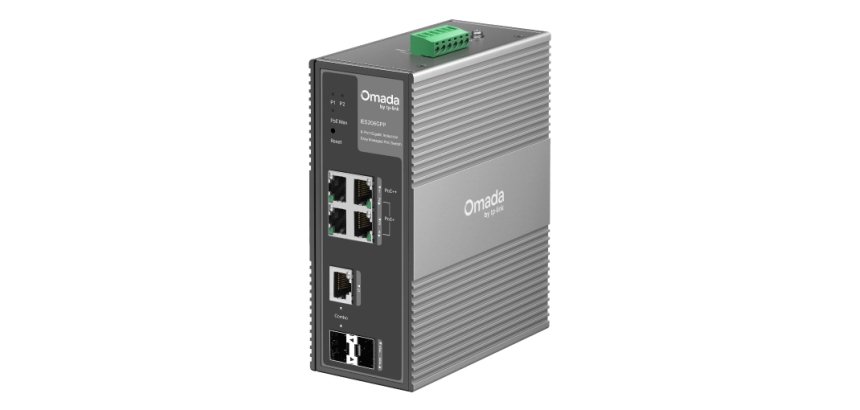 TP-Link IES206GPP commutateur réseau Géré Gigabit Ethernet (10/100/1000) Connexion Ethernet, supportant l'alimentation via ce port (PoE) Noir