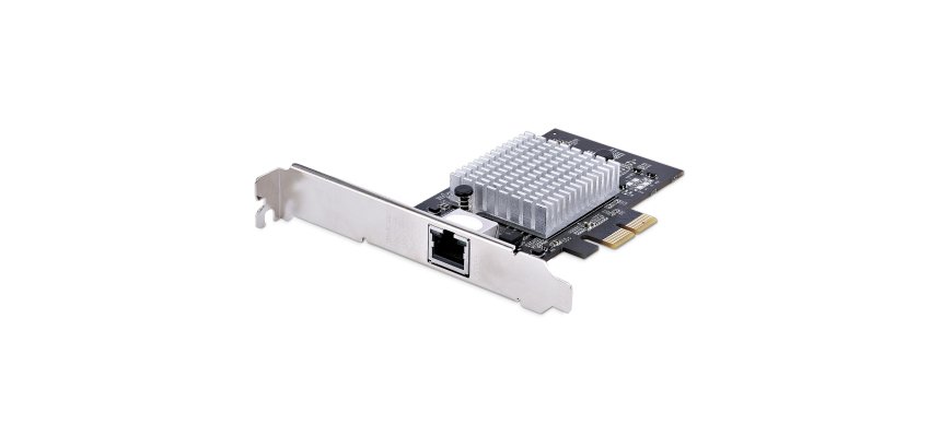 StarTech.com Carte Réseau PCIe à 1 Port 10Gbps - Carte Réseau pour PC/Serveur - Carte Ethernet PCI Express à 6 Vitesses avec Prise en Charge des Trames Jumbo - Carte d'Interface Réseau NIC/LAN, 10GBASE-T/NBASE-T
