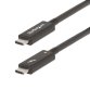 StarTech.com A40G2MB-TB4-CABLE Câble Thunderbolt 2 m 40 Gbit/s Noir