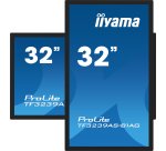 iiyama TF3239AS-B1AG écran plat de PC 80 cm (31.5") 1920 x 1080 pixels Full HD LED Écran tactile Noir