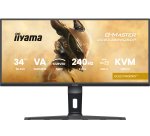 iiyama G-MASTER GCB3486WQSCP-B1 computer monitor 86,4 cm (34") 3440 x 1440 Pixels UltraWide Quad HD Zwart