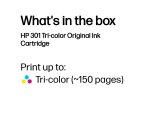 HP 301 Tri-color Original Ink Cartridge