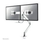 Neomounts NM-D775DXWHITE Support d'écran à fixer 10-32" - ressort à gaz - Topfix - arrêt 180°