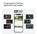 Imou Cell GO KIT 2K (3MP) Telecamera Wi-Fi Esterno/Interno Batteria Senza Fili, Rilevamento PIR/Umano, Visione Notturna a Colori, Audio Bidirezionale con Voce Personalizzata, IP65, Include Pannello solare e cavo prolunga