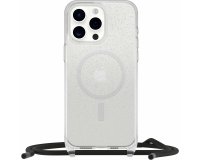 OtterBox React Series Necklace MagSafe pour iPhone 15 Pro Max, Stardust (Clear Glitter)