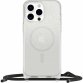 OtterBox React Series Necklace MagSafe voor iPhone 15 Pro Max, Stardust (Clear Glitter)